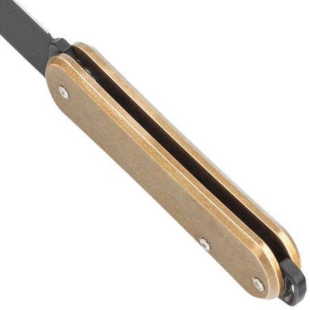 Scyzoryk Fox Vulpis Brass, Black Top Shield M390 (FX-VP108 OTB)