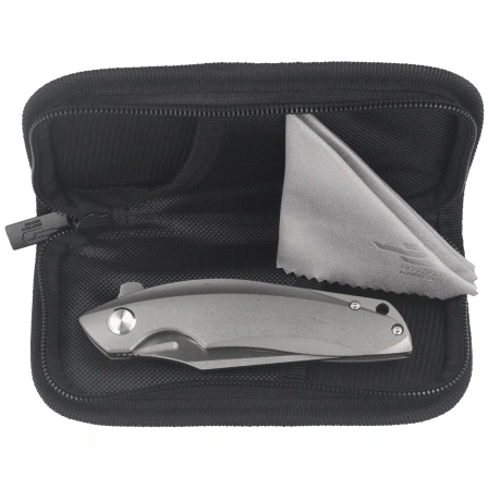Nóż składany Bestech Ghost Grey Titanium, Stonewashed / Satin CPM S35VN (BT1905A)