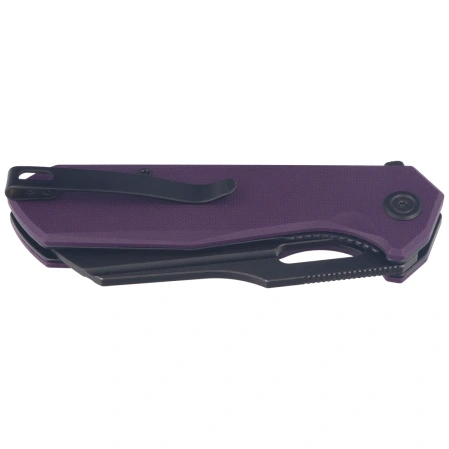 Nóż składany Kubey Atlas Purple G10, Blackwashed 14C28N by Jelly Jerry (KU328M)