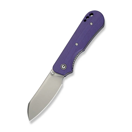 Civivi Crabby Knife Purple G10, Stonewashed 14C28N by Ken Onion Jr. (C24055-2)