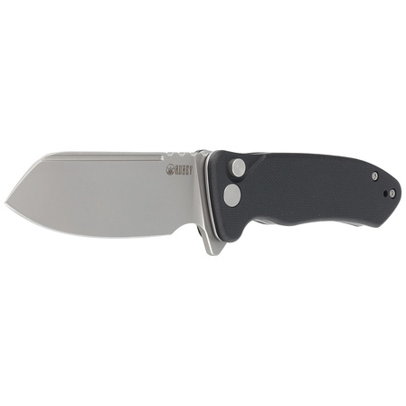 Nóż składany Kubey Creon Black G10, Beadblasted AUS-10 (KU336E)