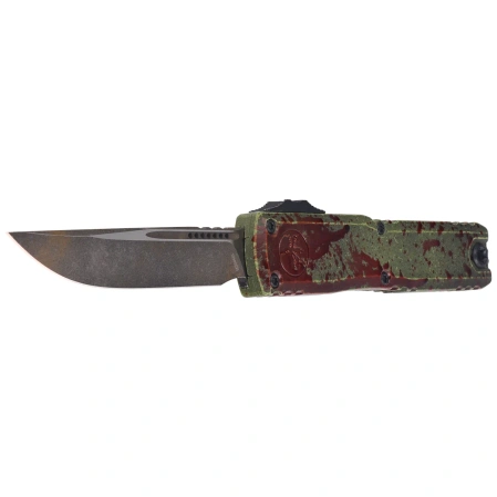 Nóż automatyczny OTF Microtech Ultratech Gen IV S/E Signature Outbreak Aluminium, Outbreak M390MK by Tony Marfione (11214-1OBDS)