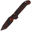 Nóż automatyczny Microtech LUDT Gen III T/E Signature Black-Orange Topographic Camo Smooth Aluminium, Black-Orange Topographic Camo M390MK by Tony Marfione (1136S-1TPBKORCS)