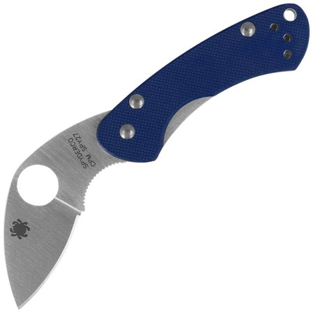 Spyderco Balance Sprint Run Cobalt Blue G10, Satin CPM SPY27 by Ed Schempp (C141GPCBL)