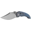 Bestech Razon Knife Blue Titanium, Satin MagnaCut by Kombou (BT2406A)