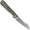Bestechman Curvee Knife Green G10, Stonewashed/Satin AEB-L by Ostap Hel (BMK20B)