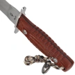 Muela DG-21C Knife Brown Canvas Micarta, Satin MoVa 1.4116