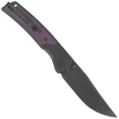 Bestechman Icebreaker Knife Black Aluminum / Purple G10, Black PVD D2 (BMK16C)
