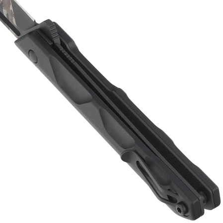 Extrema Ratio Ferrum T Knife Black Warfare Aluminum, Geotech Camo N690 (04.1000.0367/BDW/BLK)