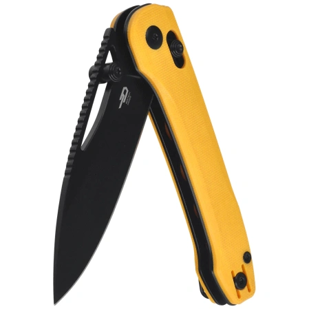 Nóż składany Bestech Cobber Yellow G10, Black PVD 14C28N by Happy As Larry (BG68E)