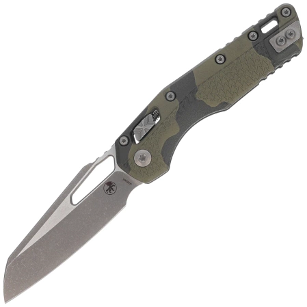 Microtech MSI S/E Olive Camo Tri-Grip Polymer, Apocalyptic M390MK by Tony Marfione (210T-10APPMOC)