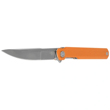 Bestech Duoz Knife Orange G10, Stonewashed 14C28N by Ostap Hel (BG65B)