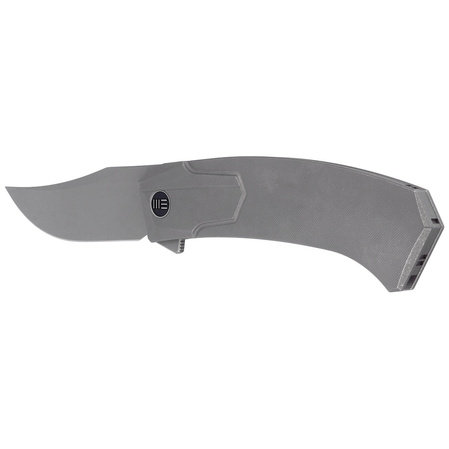 WE Knife Shuddan Gray Titanium, Gray Stonewashed CPM 20CV by Rafal Brzeski (WE21015-4)