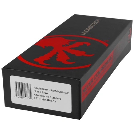 Microtech Amphibian Ram-Lok S/E Knife Brown Fluted Aluminum, Apocalyptic M390MK by Tony Marfione (137RL-10APFLBN)