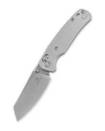 Bestechman Cicada's Wing Knife Grey Slab Side Stainless Steel, Stonewashed 10Cr15MoV (BMK06-S-7)