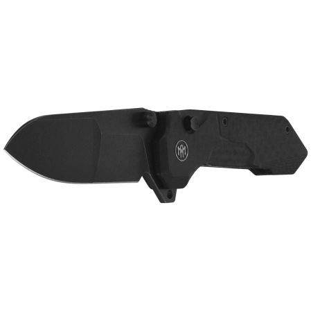 Remette Cosmic Knife Black Milled CF/G10, Black Titanium Plating 14C28N (RTCO-GC)