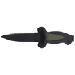 Nóż nurkowy MAC Aquatys 11 2 Green-Black PP-TPE, Black Idroglider W 1.4060