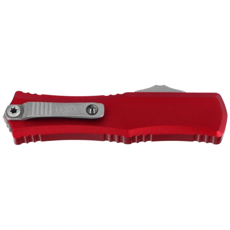 Nóż automatyczny OTF Microtech Hera II Mini Bayonet Merlot Aluminium, Apocalyptic M390MK by Tony and Sean Marfione (1701M-10APMR)