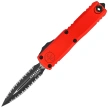 Nóż automatyczny OTF Microtech UTX-85 Gen IV D/E Red Aluminium, Cerakote Black F/S M390MK by Tony Marfione (12324-D3RD)