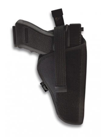 Barbaric Auto 3''- 4'' Holster for Beretta, Walther, HK, Glock Padded Snap Closure, Black Nylon (22103)
