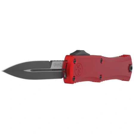 Microtech Hera II Mini Bayonet OTF Knife Red Aluminum, Black M390MK by Tony and Sean Marfione (1701M-1RD)