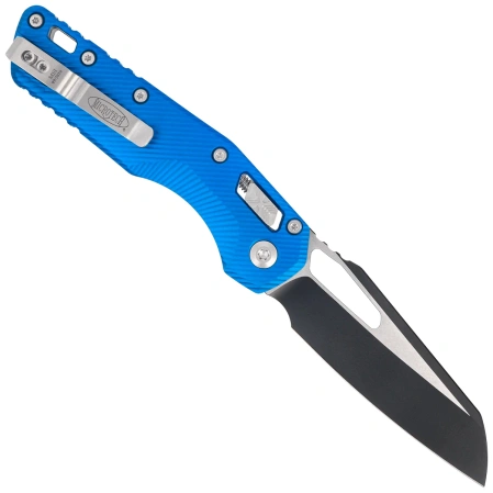 Microtech MSI S/E Knife Fluted Blue Aluminium, Black M390MK by Tony Marfione (210-1FLBL)