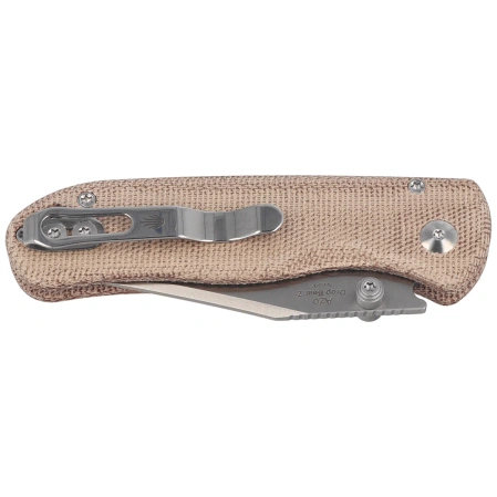 Nóż składany Kizer Drop Bear 2 Brown Micarta, Satin Nitro-V by Azo (V3619.2CC1)