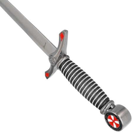 Decor Habitat Templar Dagger Black/Silver ABS, Satin (S0302)
