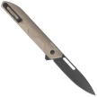Extrema Ratio Ferrum T Tactical Knife Mud Aluminum, Black MIL-C N690 (04.1000.0367/BLK/TM)