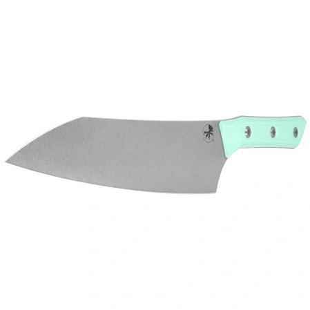 Microtech Chef 8'' Kitchen Knife Caribbean Blue G10, Stonewashed M390MK (3000-10CA)