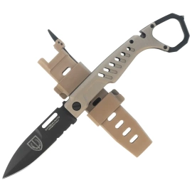 Nóż składany Extrema Ratio MH-STEALTH Tactical Mud Aluminium, Black MIL-C N690 (04.1000.0483/BLK/TM)