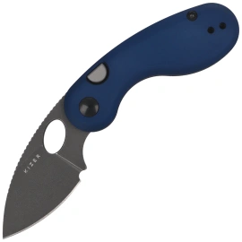 Nóż składany Kizer Microbe Blue Aluminium, Gray Stonewashed 14C28N by Maksim Epifantsev (V2742A1)
