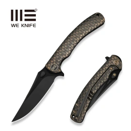 Nóż składany WeKnife Dracarys LE No 069/199 Bronze / Black Titanium, Black Stonewashed M390 (WE25061B-4)