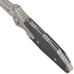 Microtech Socom Bravo Mini S/E Knife Titanium / Carbon Fiber, Blue HW, Bead Blasted M390 by Tony Marfione knife (260M-7CFTI)