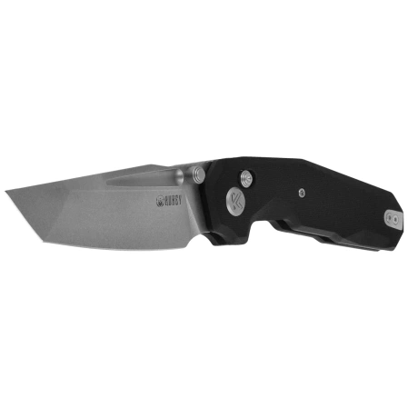 Kubey Knife Carve Black G10, Beadblasted 14C28N (KU237A)