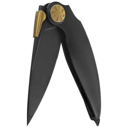 Rike Knife RK Predator-B Black DLC Titanium, Black DLC M390