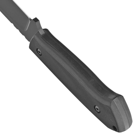 Za-Pas Knife Ultra Outdoor Black G10, Black Cerakote NMV (UO-CE-G10-BL)