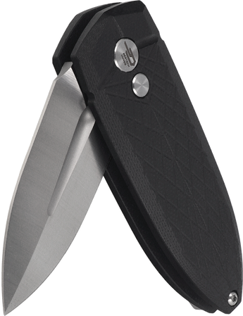 Bestech QUQU Knife Black G10, Satin 14C28N by Gogo (BG57A-1)