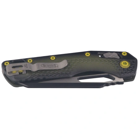 Nóż składany Microtech MSI Ram-Lok S/E Tri-Grip Faded Bazooka Green Polymer, Faded Bazooka Green M390MK by Tony Marfione (210T-1PMFBO-U25)