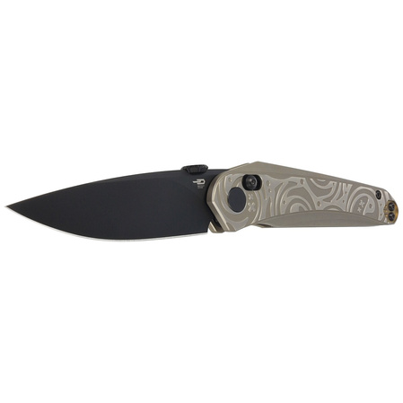 Nóż składany Bestech Mothus Light Bronze Titanium, Black PVD M390 by Kombou (BT2206C)