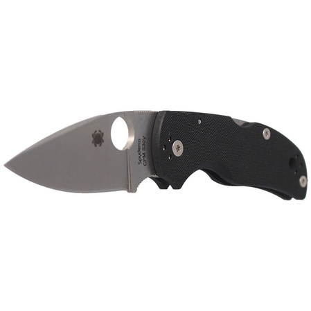 Spyderco Native 5 Knife Black G10, Satin CPM S30V by Sal Glesser (C41GP5)