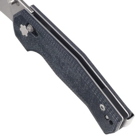 Maserin CB-1, 632/MCN Knife Black Denim Micarta, Stonewashed MagnaCut