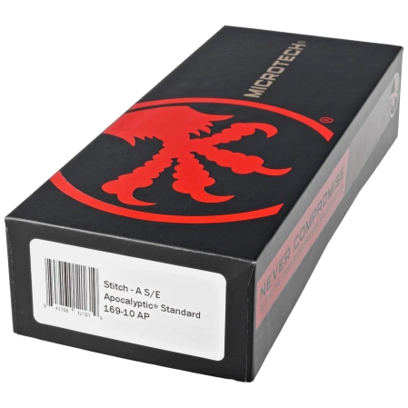 Microtech Stitch-A S/E Black Aluminum, Apocalyptic M390MK by Borka Blades and Tony Marfione Knife (169-10AP)