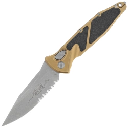 Nóż automatyczny Microtech Socom Elite Auto S/E Tan Aluminum, Apocalyptic P/S M390 by Tony Marfione (160A-11APTA)