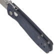 Kizer Renissance Knife Blue Richlite, Satin N690 by Caleb Waldman (V3698A3)
