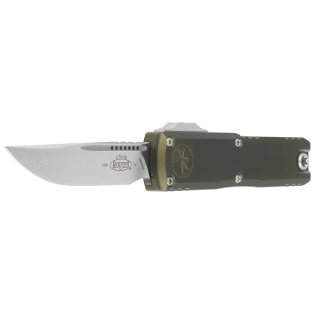 Microtech UTX-85 Gen IV S/E OTF Knife OD Green Aluminum, Stonewashed M390MK by Tony Marfione (12314-10OD)