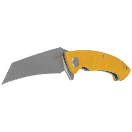 Kubey Anteater Yellow G10, Dark Oxide Beadblasted 14C28N (KU212K)