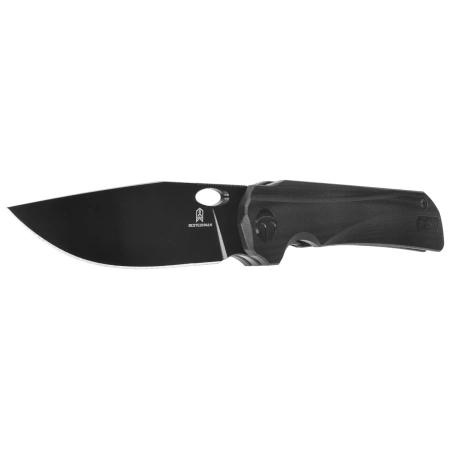 Bestechman Smuga Knife Black G10, Black PVD AEB-L by Kombou (BMK22E)