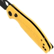 Nóż składany Bestechman Angry Owl Yellow G10, Black PVD D2 by Keanu Alfaro (BMK12A-2)