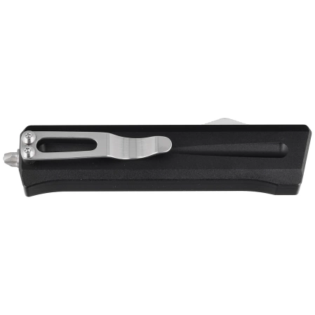 TacKnives TAKCOM Stinger DP Black Aluminum, DLC 154CM OTF automatic knife